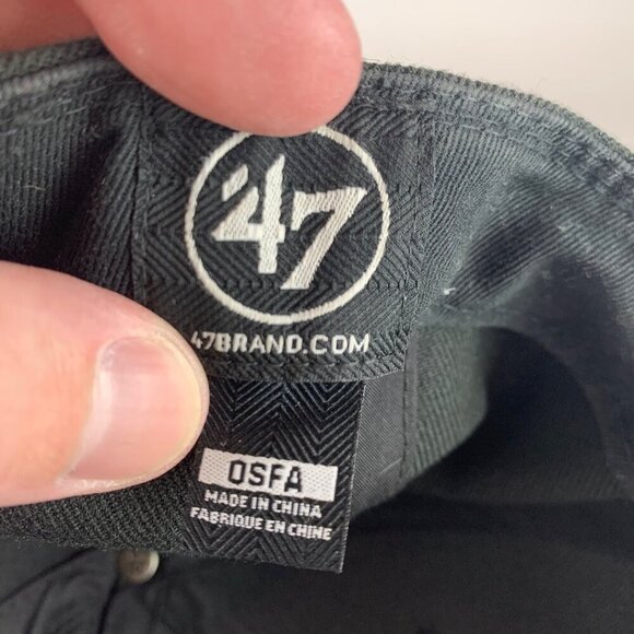 Arizona Diamondbacks MLB Black 47 Brand MVP Strapback Adjustable Hat - Picture 6 of 6